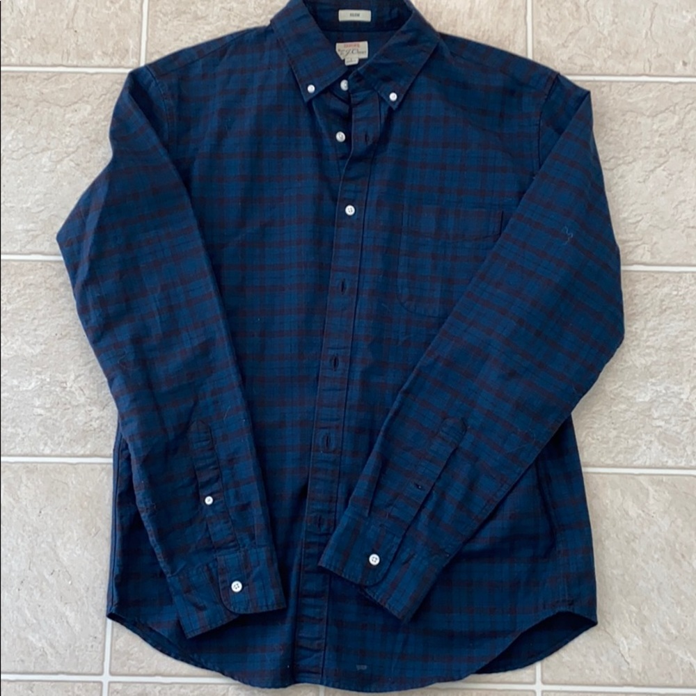 J. Crew Plaid Button down